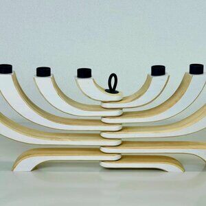 Design Stockholm House White Nordic Light 7 arm candleholder